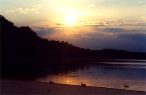 Sunset over Lake Ronkonkoma